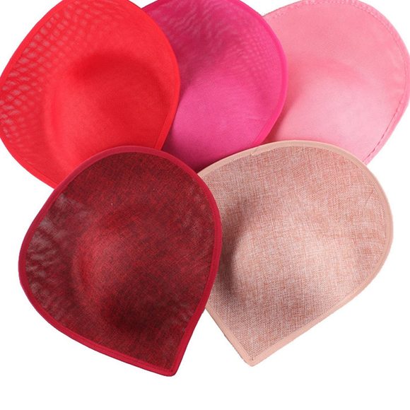 Sinamay Hat Base, Teardrop Saucer Hat Base, 40.00 * 36.00 * 13.00cm, Black🦈 - Picture 4 of 8